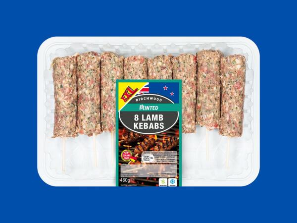 Birchwood 8 Minted Lamb Kebabs