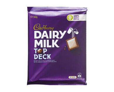 Cadbury Top Deck Chocolate Block 340g