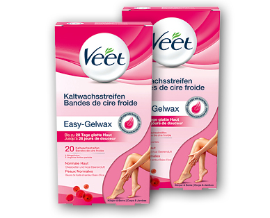 Bandes de cire froide pour le corps et les jambes VEET