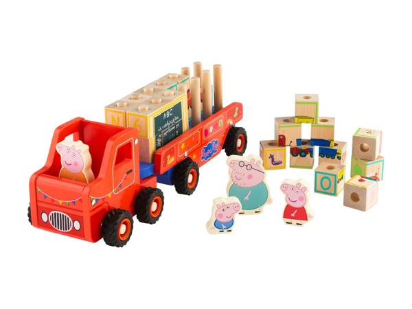 Wooden Peppa Pig Truck