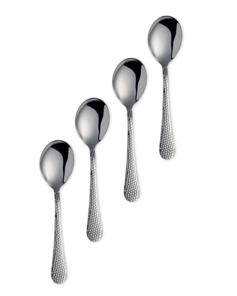 Bevelled Dessert Spoon 4- Pack
