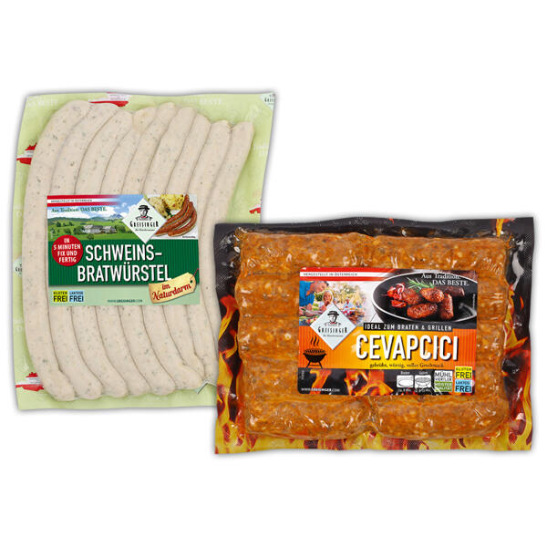 Cevapcici / Bratwürstel