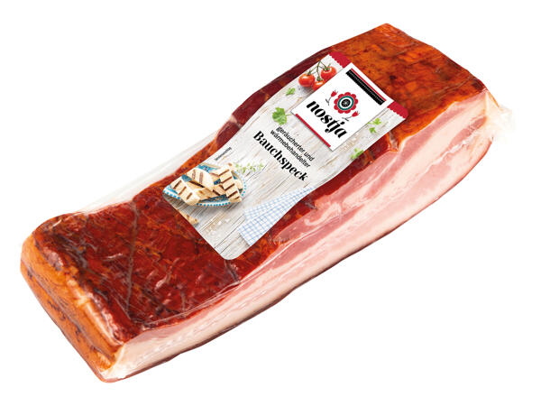 Bauchspeck heiß geräuchert