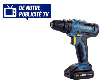 Perceuse-visseuse à accu li-ion 16 V WORKZONE(R)