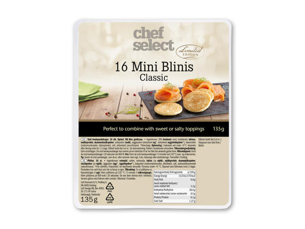 Mini blinis
