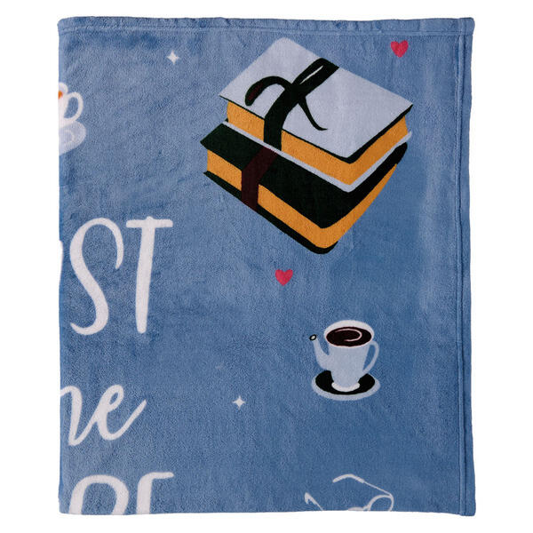 KIRKTON HOUSE Chapter Book Club Plush Throw - 50" X 60"