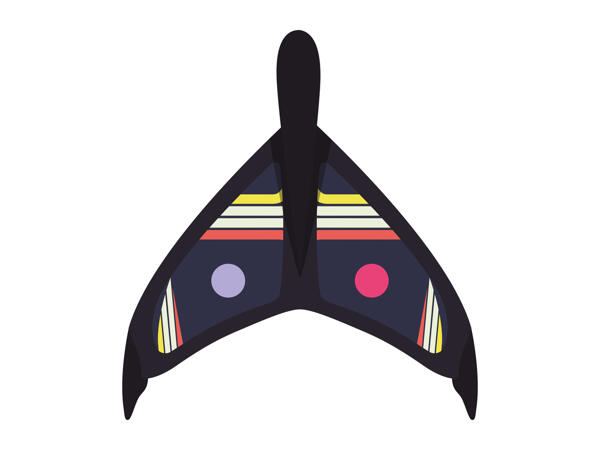 Playtive Rocket & Glider/Mini Hand Launch Glider/Slingshot Glider
