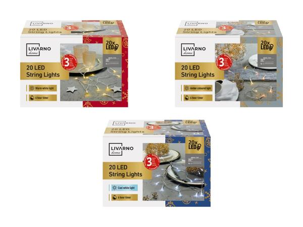 LIVARNO HOME(R) LED-lyskæde med 20 LED'er