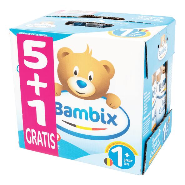 BAMBIX(R) 				Wachstumsmilch 1+, 6 St.