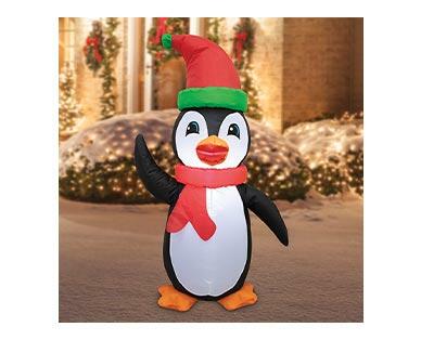 Merry Moments Penguin, Santa or Snowman 4' Inflatable