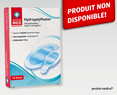 Pansements en hydrogel ACTIVE MED