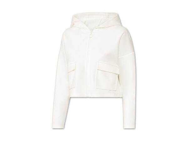 Damen Ripp-Sweatjacke