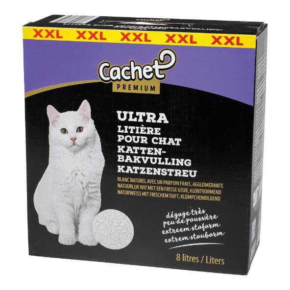CACHET(R) 				Klumpenbildende Premium-Katzenstreu, 8 l