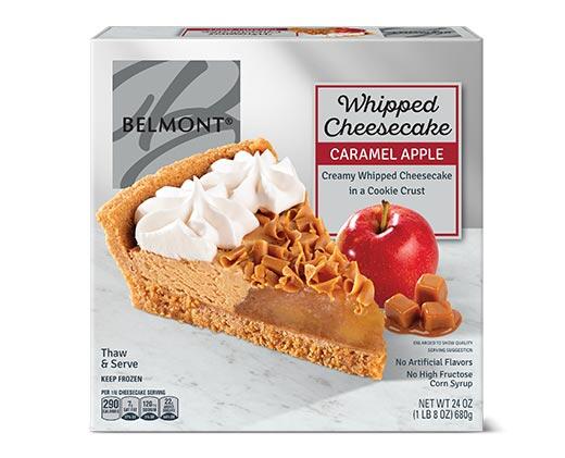 Belmont Caramel Apple Or Pumpkin Spice Whipped Cheesecake Aldi Us