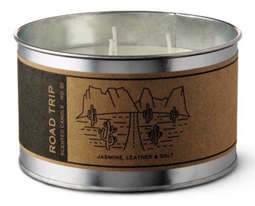 Huntington Home 
 Galvanized Tin Candle