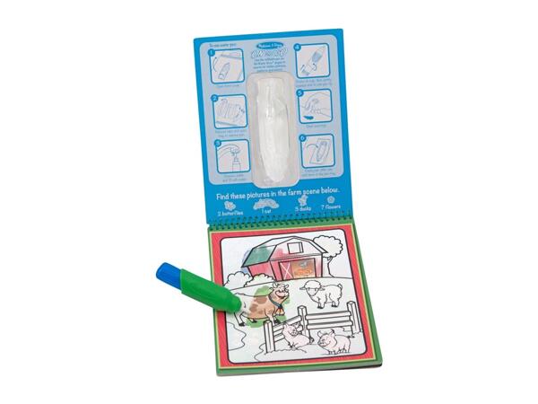 Melissa & Doug Water Wow! Colouring Book - Farm