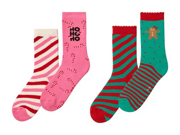Chaussettes thermorégulatrices, set de 2 paires