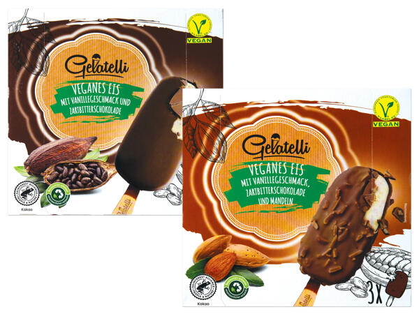 Veganes Stieleis