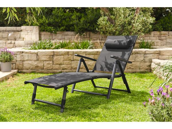 Houston Aluminium Sunlounger
