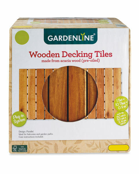 One Direction Wooden Decking Tiles