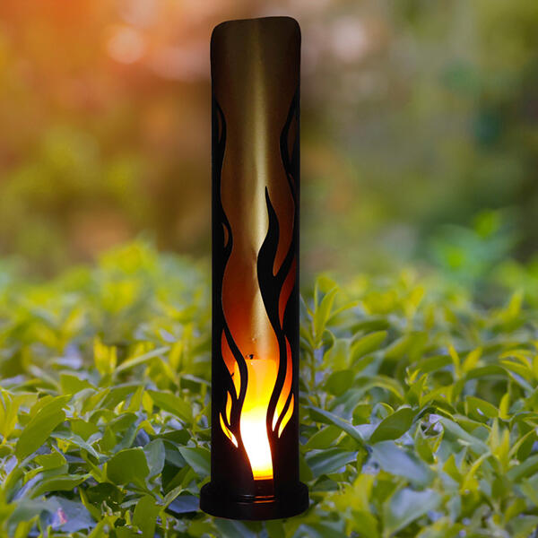 LED-Solar-Flammensäule
