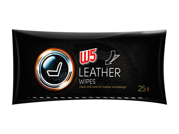 Lingettes pour l'entretien du cuir