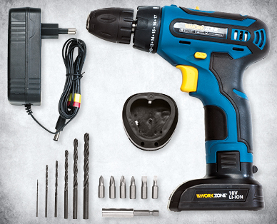 Avvitatore con batteria agli ioni di litio da 18 V WORKZONE(R)