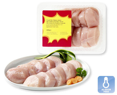 Mini-steaks de poulet