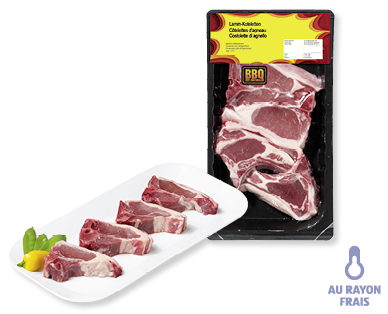 Côtelettes d'agneau BBQ