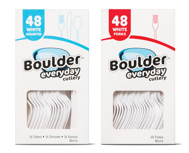 Boulder Assorted White Cutlery
