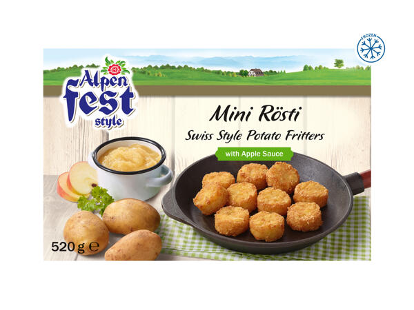 Alpenfest Swiss-Style Potato Fritters with Apple Sauce