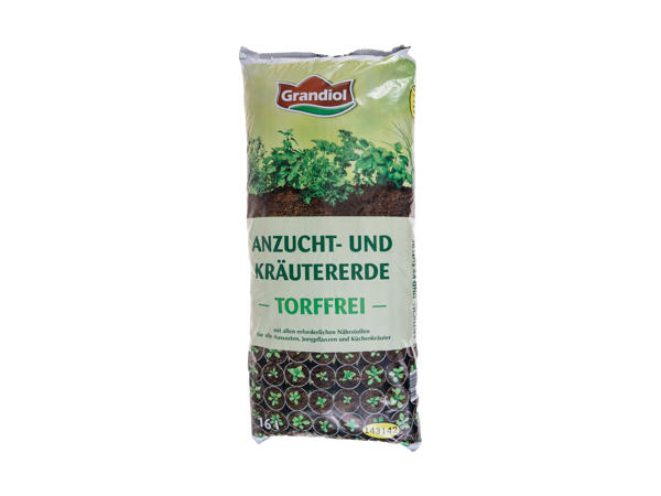 Torffreie Anzucht- und Kräutererde