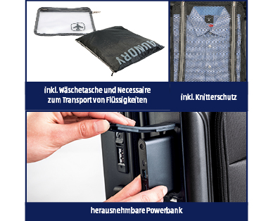 ROYAL CALSS TRAVEL LINE Boardcase mit Powerbank