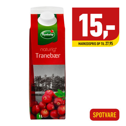 RYNKEBY NATURIG 
Tranebær