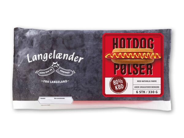 Langelænder hotdog- eller grillpølser