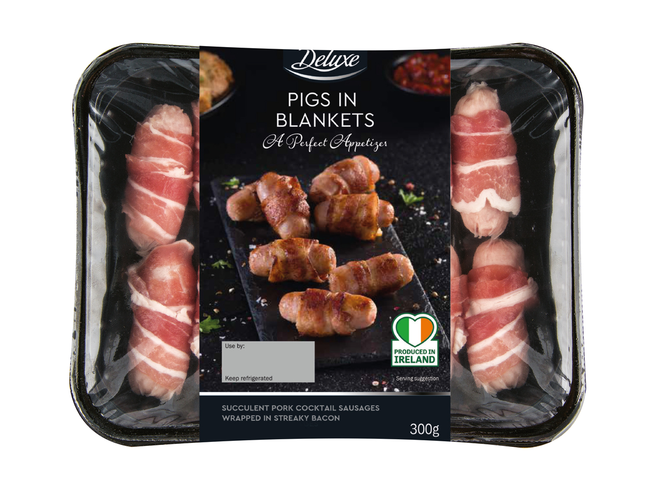 Cocktail Sausages wrapped in Bacon