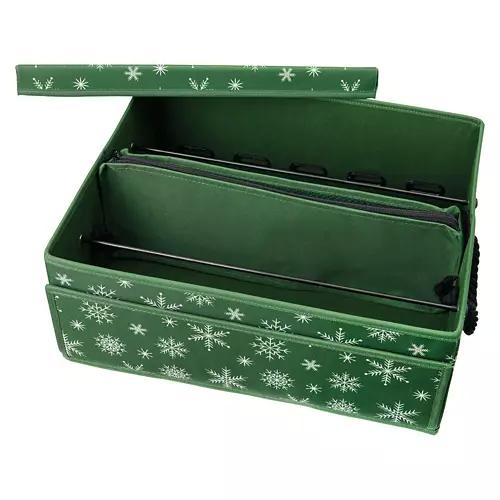 Holiday Ribbon Storage Box, Green