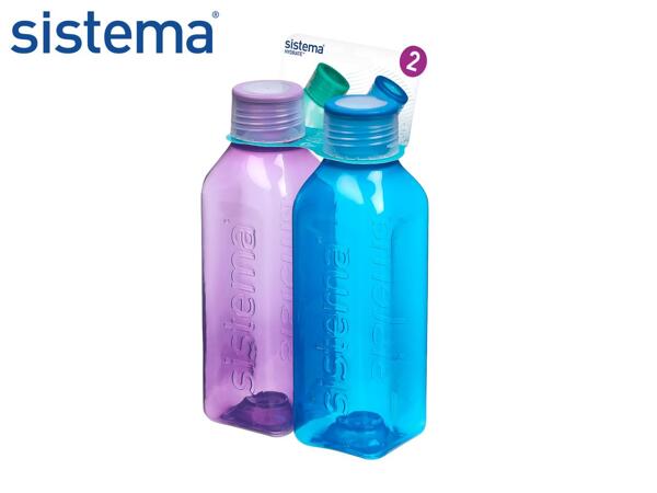 Sistema Lilac & Blue Drinks Bottles - 2 Pack