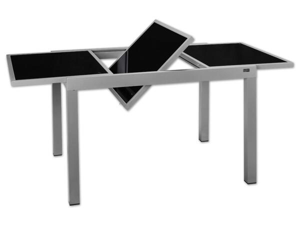 Ausziehbarer Alu-Gartentisch