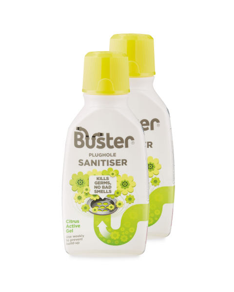 Buster Plughole Sanitiser Gel 2-Pack