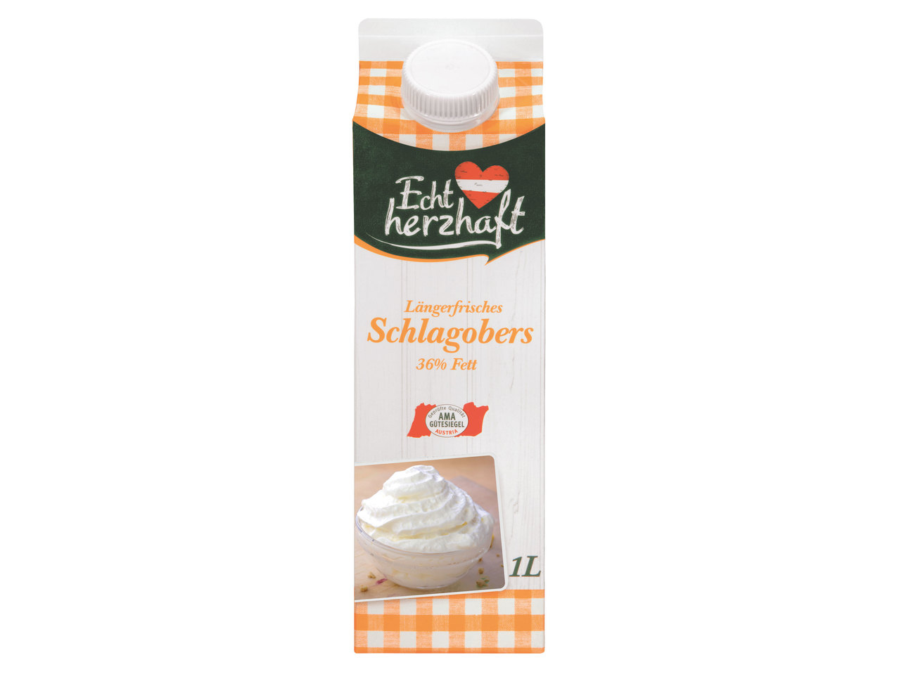 ECHT HERZHAFT Längerfrisches Schlagobers