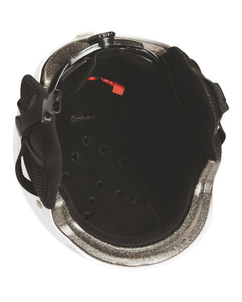 Adults Large White Matt Ski Helmet