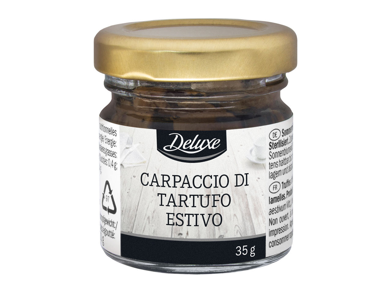 Carpaccio aux truffes d'été