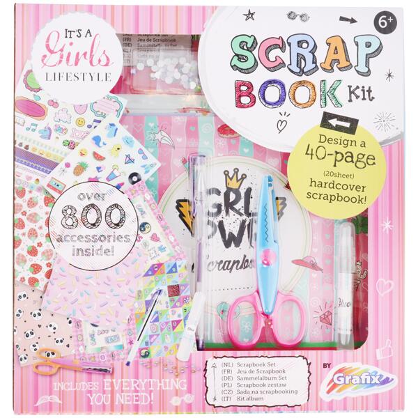 Grafix Tagebuch oder Scrapbook zum Selberbasteln