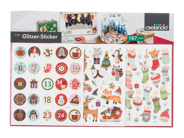 Card or Sticker Set for Craft Work