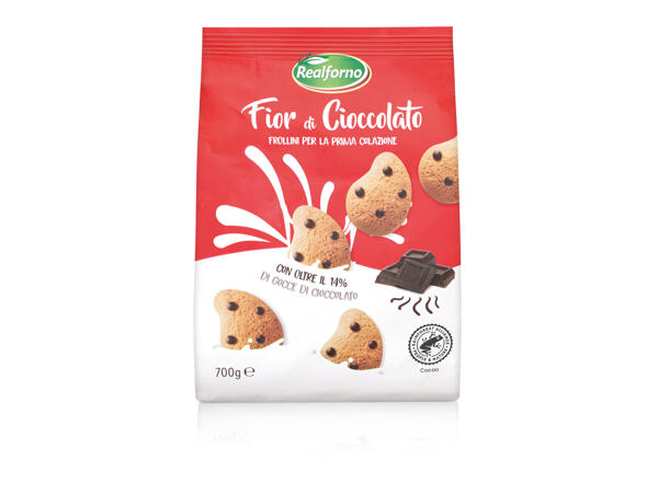 Shortbread Biscuits with Choco Drops
