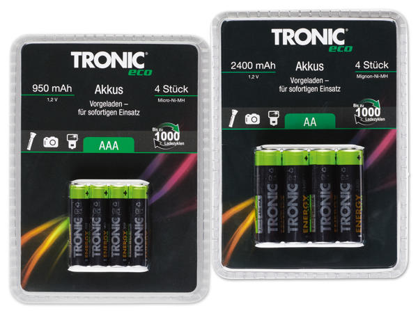 TRONIC(R) Ni-MH-Akkus