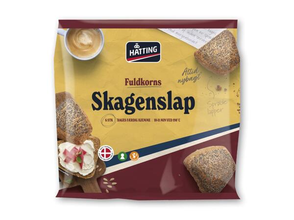 HATTING Fuldkornsskagenslapper eller stenovnsbagte chiastykker