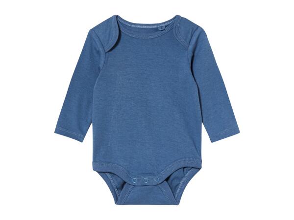 Lupilu Baby Long-Sleeve Bodysuits - 3 Pack
