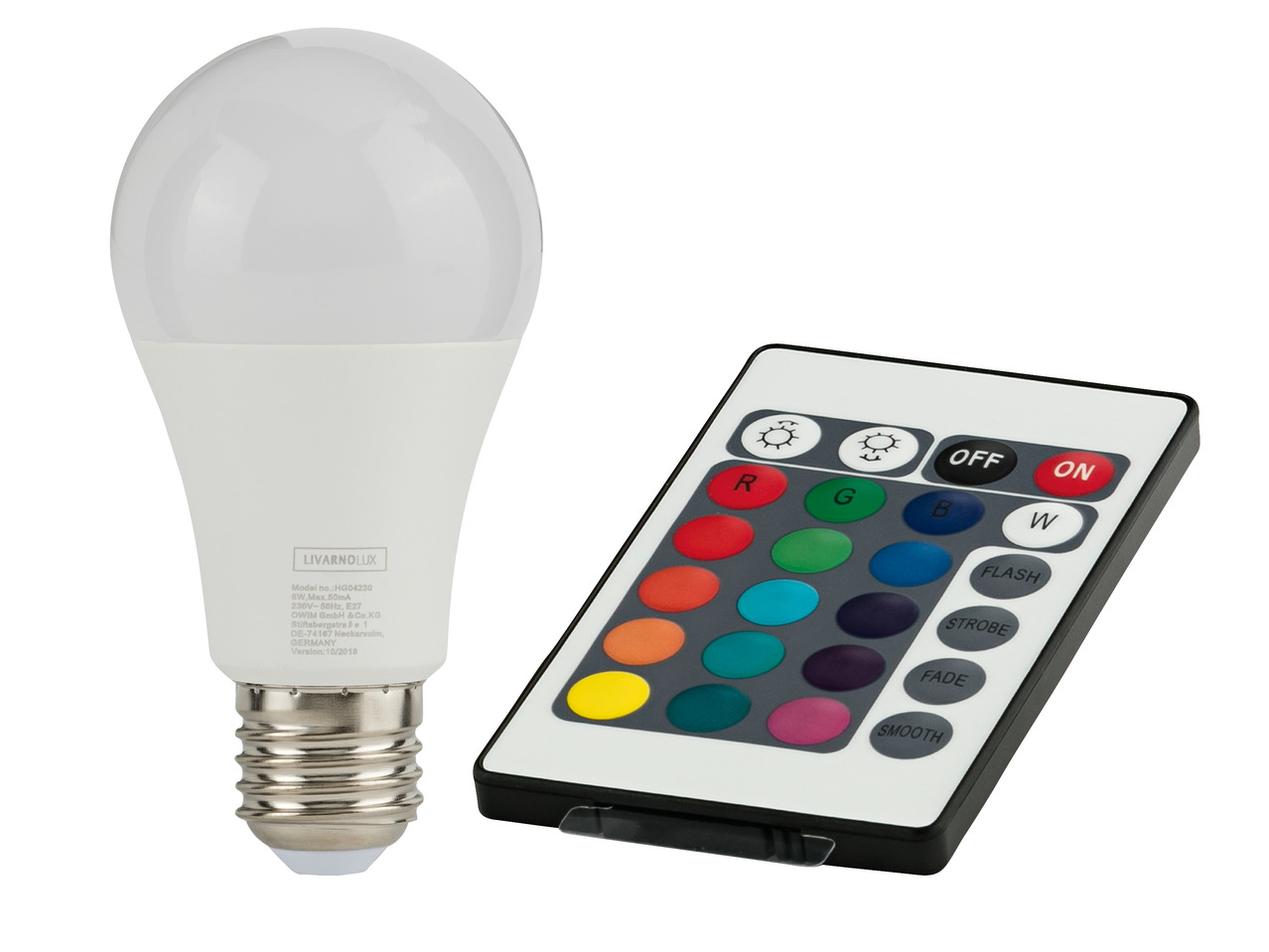 LIVARNO LUX(R) LED-pære med farveskift